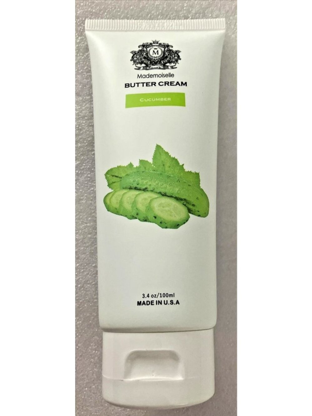 Mademoiselle Spa Cucumber Hand & Body Butter Cream Made In USA 3.4 Oz TESTER